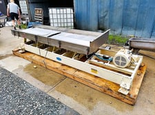 30" wide x 9.6' long, Cardwell #Vibe-O-Vey-30x9, vibratory conveyor, 5" high material trough