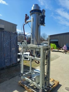 Bemis Air Packers #5500-E-424, Stainless steel & automatic dual bag placer, load cell, actuated bag full kick