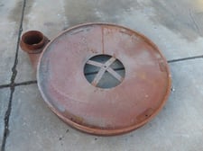 48" Round screener, middle deck, carbon steel