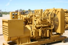 255 KW Caterpillar #D3408DITA, diesel generator set, 37104 hours, 1800 RPM, hydra mech. governor
