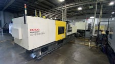 275 Ton, 14.6 oz., Milacron Fanuc #Roboshop-S2000I-275B-416G, electric injection molding machine, 2015