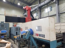 Awea #HVM-6032, CNC bridge type vertical machining center, Fanuc 18iMB, 236.2" X, 153.5" Y, 39.3" Z, 4000