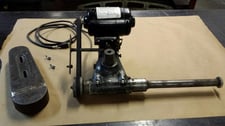 Dumore #57-031, Tool Post Grinder, w/Pulleys, Belts & Spindles, 10" I.D. Quill, 0.125"-6" diameter Wheels