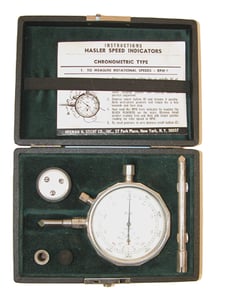 Hasler #4401S, Chronometric Speed Indicator, 1000 RPM, S/N 234980