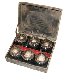 Jacobs Rubber-Flex, collet set, 0.625"-1.375" capacity, J1915, J1916, J1917, J1918, J1919, J1920, w/Storage