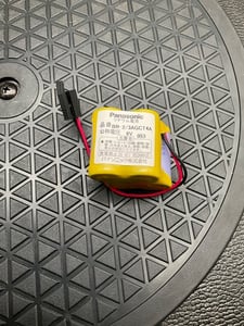 Panasonic br-2/3agct4a lithium battery 6v 5800mah fanuc cnc used