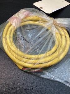 Woodhead 106000c01f120 mini-change 6-pin female cordset 12ft used