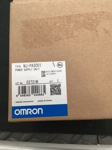 Omron nj-pa3001 power supply unit 100-240vac 5vdc 6a 24vdc new