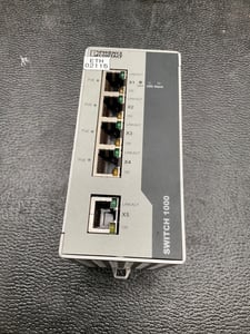 Phoenix contact 2891064 fl switch 1001t-4poe ethernet switch 5-port poe+ used