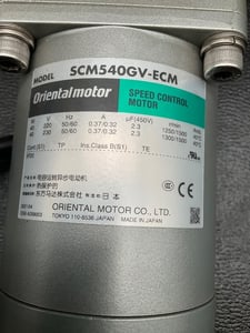 Oriental motor scm540gv-ecm / 5gv18b Allis-Chalmers speed control motor used