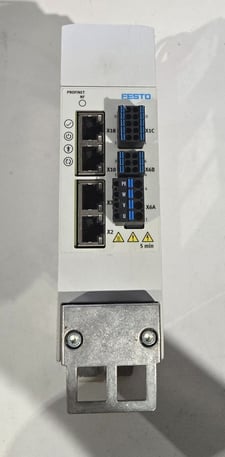 Festo #CMMT-AS-C2-3A-PN-S1 compact servo drive profinet 3a used