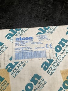 Alcon 33d31z5a3-6j259 solenoid valve 3/2 way ss 24vdc new