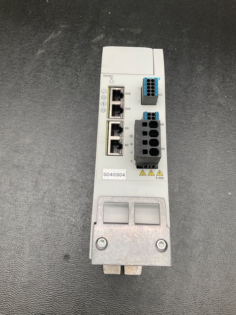 Festo #CMMT-AS-C2-11A-P3-PN-S1 servo drive 2a profinet used