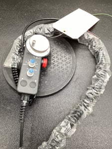 World encoders phd-100-e-6-t-pb cnc pendant mpg 6 axis used