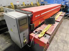 10 gauge x 10' Durma Electro #JMT-MS-3004, Mechanical Shear, 30" prog Back Gauge, sheet support, 2012