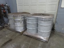 Alumina pebble ball media, 7200 lb. includinbg the pallet & drums