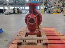 190 GPM @ 35' TDH, Bell & Gossett #E80-SSF 3X3X7C, in line mounted centrifugal pump, 3 HP, new surplus