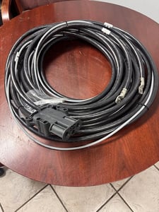 Cable set with Rima connector, 320 amp, 150 Volts, new