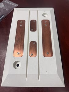 Vahle #BLK200-2/25-2-01-UL-S, charging contact with hardware, new