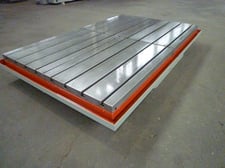 60" x 96" Lucas, airlift, 4 lock bolt positions, 360 clamping, rebuilt by Lucas
