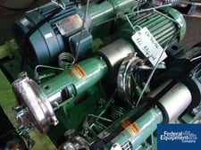 2" x 1.5" Tri-Clover, #SP216MY-S, centrifugal pump, Stainless Steel, 5 HP. 230/460 V.