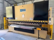 200 Ton US Industrial #USHB200-13AC, Hydraulic Press Brake, 13' overall, 124" between housing, 12.5" throat