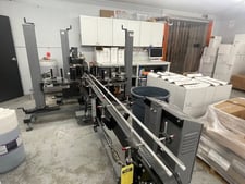 CTM #360A-Series, Wrap Labeling System, 12" outside dimension rolls, 3" core, 30-60 PPM, Allen-bradley