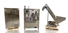 IMA Comadis #C1090, Tube Filler, Gama Auto Sorter, 316L Stainless Steel, 80 TPM, 0-5mL Fill, AB PLC, 2016