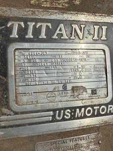 500 HP 711 RPM U.S. Motors, Frame 5811L, ODP, BB, 2300 Volts