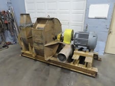 Williams, hammermill with air classifier, variable speed, 60 HP Siemens direct drive VFD