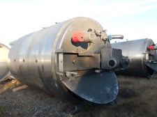 6000 gallon ICC North Icc North West, Stainless steel double motion jacketed tank, 116" dia. x 160" straight