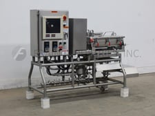 Koss Industrial #5T-40, 316 Stainless Steel, 40 lb. batch, dual screw, steam injection, cheese cooker