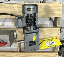 .2 HP, Nord gearbox and motor drive, 1" output shaft dia., 231.41:1 ratio, unused, 2016