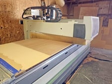 Biesse #Rover-A-3.65, flat table machine, 4' x21.3'tbl., 254" X, 51" Y, 7.9" Z, 24k RPM, 2007