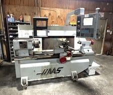 Haas #TL-2, cnc lathe, tailstock, 10" chuck 3 jaw, 16" swing, 11" swing over cross slide, 16" diameter x 48"