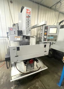 Haas #TM-1, CNC vertical machining center, 30" X, 12" Y, 16" Z, 6000 RPM, CAT40, 7.5 HP, 10 automatic tool