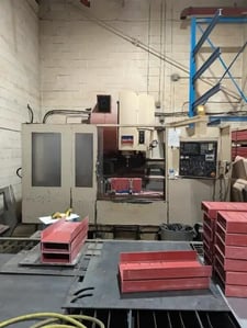 Okuma-Howa #Millac-4VA, CNC vertical machining center, 3-Axis, Fanuc 11M, 6000 RPM, 24 automatic tool changer