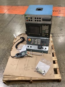 Siemens #Sinumerik, CNC machine control panel with display & e-stop