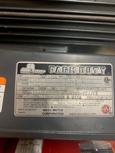 10 HP 1735 RPM US / Us, Frame 215T, TEFC, 230 Volts