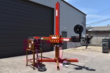 9' x 9' WeldWire #WWM-99LD, welding manipulator w/ subarc package, hand pendant controller, free standing