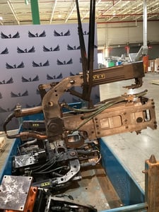 Weld Gun, Milco #665-12003-201, pinch type weld gun