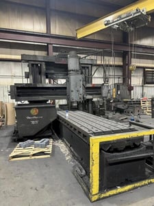 44" x 144" Gray, double sided planer mill, 96" X, 148" Y, 61" between housing, 32" under rail, 25 HP, 50-540