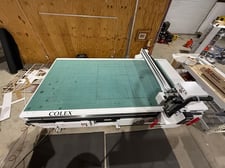 Colex Sharpcut #SX1732, Flatbed Cutting Table, 67" x 126" work area, 6 zone vacuum, 2.5" cut thick, 4" bridge