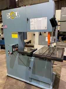 DoAll #3612-VH, vertical contour band saw, 207" x 1/8" -1" blade, manual blade tension, 2013