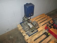 Seibtechnik #20168, vibratory lab ball mill, 2 grinding chambers with removable lids