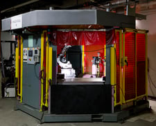 Motoman Yaskawa, Welding Cell, EA1400N robot, 2 Table, Auto Doors, SKS Welding Package, NX100 Control, 2008