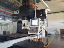 Sigma #S5A-4732HH, CNC Bridgemill, 157.4" X Travel, 126" Y Travel, 47.2" Z, 47 HP, 4,000 RPM, 99.21" between