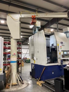 1 Ton, Handling Systems, Jib Crane, 12' H x 13' reach, CM Lodstar hoist