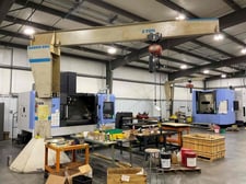 2 Ton, Handling Systems, Jib Crane, 12' H x 13' reach, CM Lodstar hoist