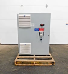 100 HP ABB, ACH550-UH-125A-4, VFD drive cabinet, 200 amp, 480 V.AC